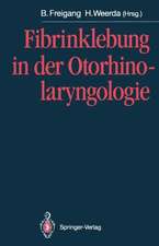 Fibrinklebung in der Otorhinolaryngologie