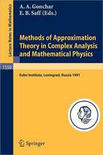 Methods of Approximation Theory in Complex Analysis and Mathematical Physics: Leningrad, May 13-24, 1991