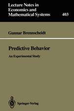 Predictive Behavior