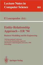 Entity-Relationship Approach - ER '94. Business Modelling and Re-Engineering: 13th International Conference on the Entity-Relationship Approach, Manchester, United Kingdom, December 13 - 16, 1994 Proceedings