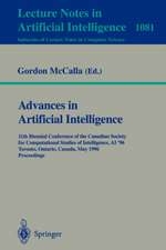 Advances in Artificial Intelligence: 11th Biennial Conference of the Canadian Society for Computational Studies of Intelligence, AI'96, Toronto, Canada, May (21-24), 1996. Proceedings