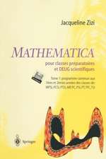 Mathematica TM pour classes préparatoires et DEUG scientifiques: Tome 1: programme commun aux 1eres et 2emes années des classes de MPSI,PCSI,MP,PC,PSI,PT,TPC,TSI PCSI, MP, PC, PSI, PT, TPC, TSI