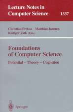 Foundations of Computer Science: Potential-Theory-Cognition