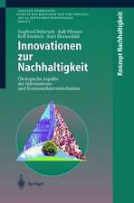 Innovationen zur Nachhaltigkeit: Ökologische Aspekte der Informations- und Kommunikationstechniken