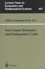 Non-Linear Dynamics and Endogenous Cycles