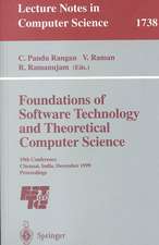 Foundations of Software Technology and Theoretical Computer Science: 19th Conference, Chennai, India, December 13-15, 1999 Proceedings