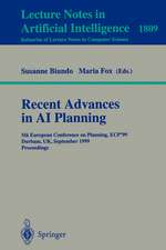 Recent Advances in AI Planning: 5th European Conference on Planning, ECP'99 Durham, UK, September 8-10, 1999 Proceedings