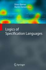 Logics of Specification Languages