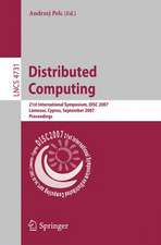 Distributed Computing: 21st International Symposium, DISC 2007, Lemesos, Cyprus, September 24-26, 2007, Proceedings