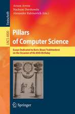 Pillars of Computer Science: Essays Dedicated to Boris (Boaz) Trakhtenbrot on the Occasion of His 85th Birthday