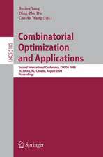 Combinatorial Optimization and Applications: Second International Conference, COCOA 2008, St. John's, NL, Canada, August 21-24, 2008, Proceedings