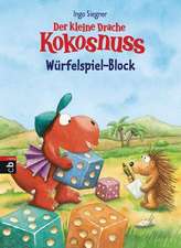 Der kleine Drache Kokosnuss - Block für Würfelspiel