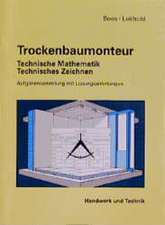 Trockenbaumonteur-Technische Mathematik, Technisches Zeichnen