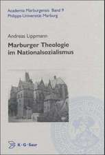 Marburger Theologie im Nationalsozialismus