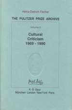 Cultural Criticism 1969-1990: From Architectural Damages to Press Imperfections