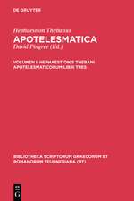 Apotelesmaticorum, vol. I