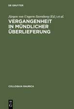 Vergangenheit in mündlicher Überlieferung