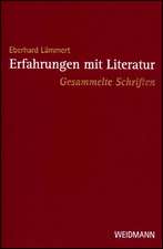 Erfahrungen mit Literatur