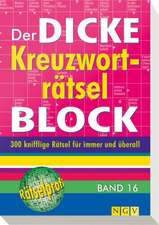 Der dicke Kreuzworträtsel-Block Band 16