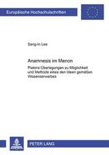 Anamnesis Im Menon