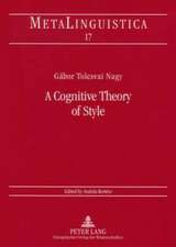 A Cognitive Theory of Style