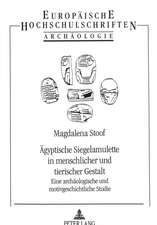 Aegyptische Siegelamulette in Menschlicher Und Tierischer Gestalt