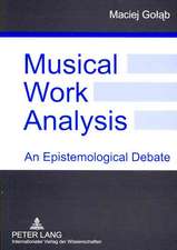 Musical Work Analysis