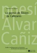 La poesía de Álvaro de Cañizares