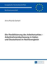 Die Flexibilisierung Des Arbeitsmarktes - Arbeitnehmerueberlassung in Italien Und Deutschland Im Rechtsvergleich: Die Zivilrechtliche Kodifikation Des Qadri Pasha