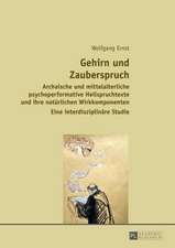 Gehirn Und Zauberspruch: Archaische Und Mittelalterliche Psychoperformative Heilspruchtexte Und Ihre Natuerlichen Wirkkomponenten. Eine Interdi