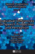 Individual Differences in Speech Production and Perception