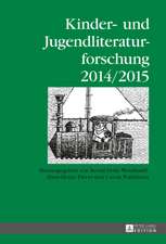 Kinder- Und Jugendliteraturforschung. 2014/2015