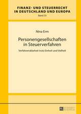 Personengesellschaften in Steuerverfahren