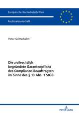 Die Zivilrechtlich Begruendete Garantenpflicht Des Compliance-Beauftragten Im Sinne Des 13 Abs. 1 Stgb