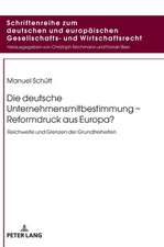 Die deutsche Unternehmensmitbestimmung - Reformdruck aus Europa?