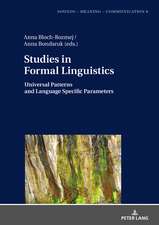 Studies in Formal Linguistics