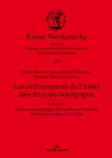 Les ordonnances de l'hôtel des ducs de Bourgogne