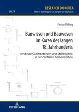 Bauwissen und Bauwesen im Korea des 18. Jahrhunderts