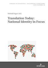 Translation Today: National Identity in Focus