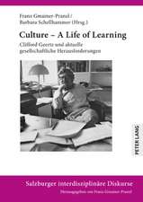 CULTURE A LIFE OF LEARNING