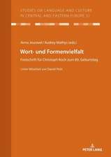 Wort- und Formenvielfalt