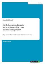 Die Informationskaskade - Informationsverlust oder Informationsgewinn?