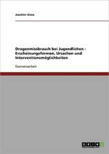 Drogenmissbrauch bei Jugendlichen - Erscheinungsformen, Ursachen und Interventionsmöglichkeiten