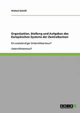 Organisation, Stellung und Aufgaben des Europäischen Systems der Zentralbanken