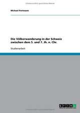 Die Völkerwanderung in der Schweiz zwischen dem 5. und 7. Jh. n. Chr.