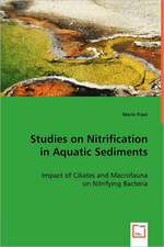 Studies on Nitrification in Aquatic Sediments