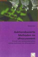 Auktionsbasierte Methoden im eProcurement