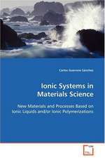 Ionic Systems in Materials Science