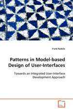 Patterns in Model-based Design of User-Interfaces