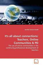 It''s all about connections: Teachers, OnlineCommunities